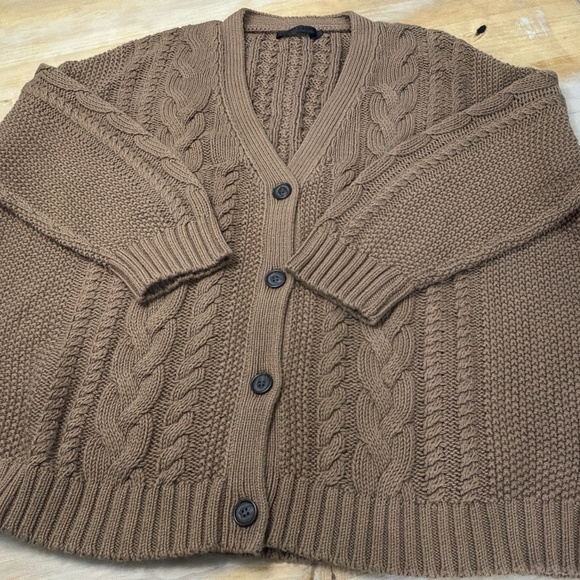 Jenni Kayne Sweaters - JENNI KAYNE COTTON CABLE CARDIGAN